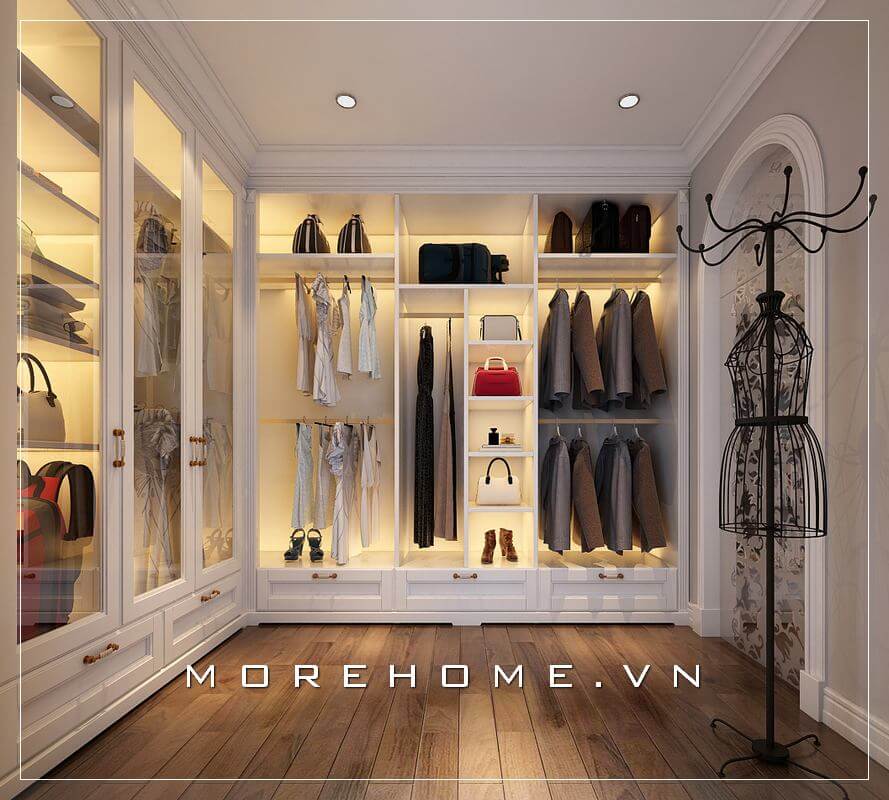 Tủ quần áo biệt thự